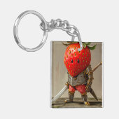 Aardbeienkrijger Sleutelhanger (Voorkant Links)
