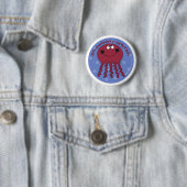 aardbeienkwal ronde button 5,7 cm (In situ)