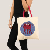 aardbeienkwal tote bag (Voorkant (product))