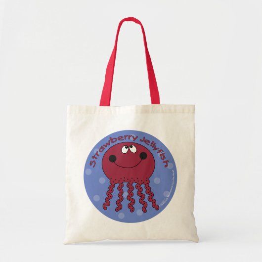 aardbeienkwal tote bag (Voorkant)