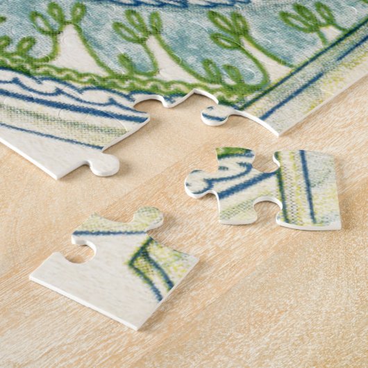  aardbeienlak Jigzaag Puzzle Legpuzzel (Zijkant)