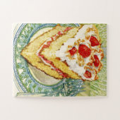 aardbeienlak Jigzaag Puzzle Legpuzzel (Horizontaal)