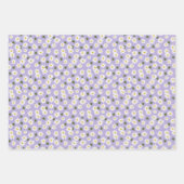 Aardbeienlapje psychedelisch inpakpapier vel (Voorkant 3)