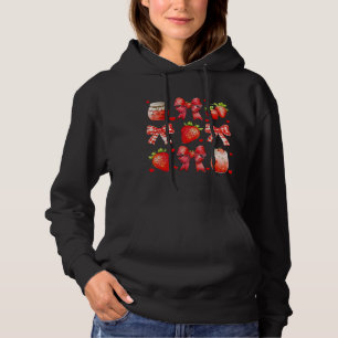 Aardbeienliefde esthetisch hoodie