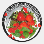 AARDBEIENLIEFDE ~ STICKERS (Voorkant)