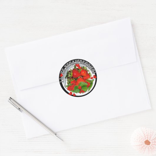 AARDBEIENLIEFDE ~ STICKERS (Envelop)