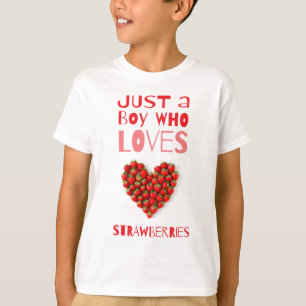 aardbeienliefde t-shirt