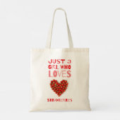 aardbeienliefde tote bag (Achterkant)