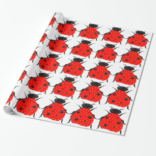 aardbeienlieveheersbeestje cadeaupapier