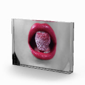 Aardbeienlippen Fotoblokken (Rechts)