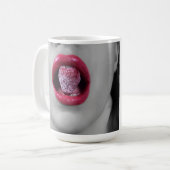 Aardbeienlippen Koffiemok (Voorkant links)