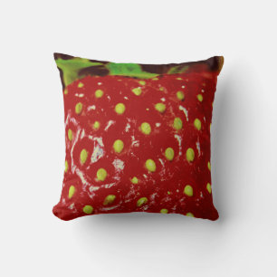 aardbeienmacrografie kussen