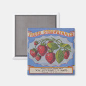 aardbeienmagneet magneet (Voorkant / Achterkant)