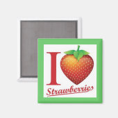 AARDBEIENMAGNEET VAN BEVERLY MAGNEET (Voorkant / Achterkant)