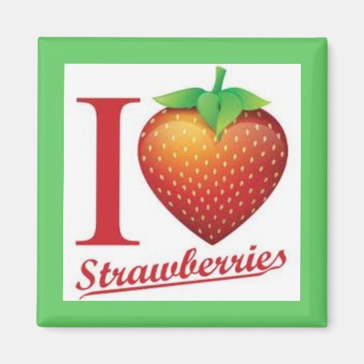 AARDBEIENMAGNEET VAN BEVERLY MAGNEET (Voorkant)