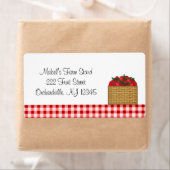 Aardbeienmand Etiket (Insitu)