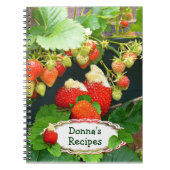 aardbeienmandje ~ Notitieboek invullen # 2 (Voorkant)