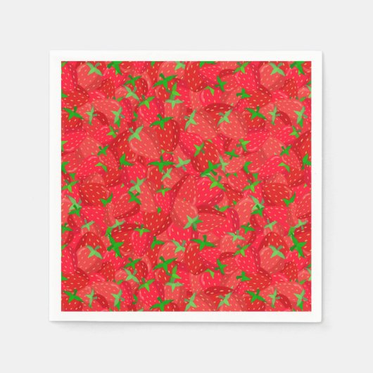 Aardbeienmedley Servet (Voorkant)
