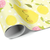 Aardbeienmeel, gele omhulling cadeaupapier (Rol Hoek)