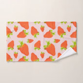 aardbeienmelk bad handdoek (Handdoek)