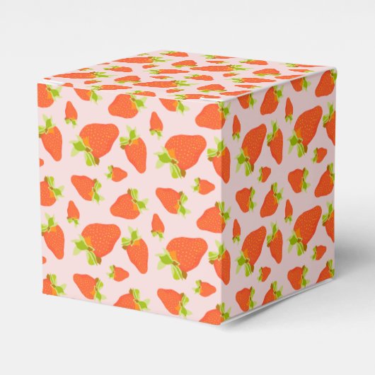 aardbeienmelk bedankdoosjes (Voorkant Zijde)