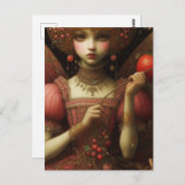 Aardbeienmelk Briefkaart (Voorkant / Achterkant)