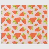 aardbeienmelk cadeaupapier (Vlak)