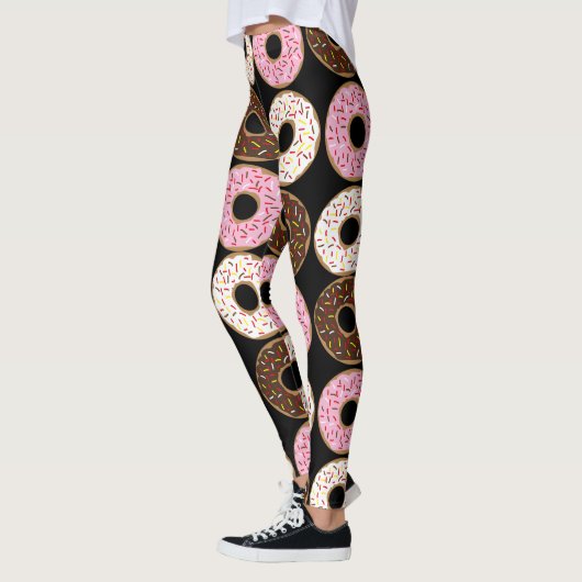 aardbeienmelk chocolade donut leggings (Links)