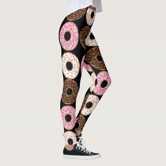 aardbeienmelk chocolade donut leggings (Rechts)