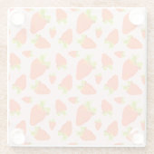 aardbeienmelk glazen onderzetter (Achterkant)