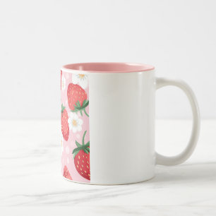Aardbeienmelk Mok
