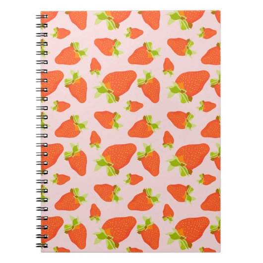 aardbeienmelk notitieboek (Voorkant)