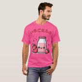 aardbeienmelk t-shirt (Voorkant volledig)