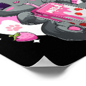 Aardbeienmelk voor vrouwelijke meisjes Kawaii Anim Poster (Hoek)