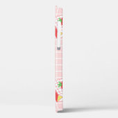 Aardbeienmelkpatronen: speelse Cartoons Case-Mate iPhone Case (Achterkant / Links)