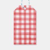 Aardbeienmerg | Aardbei Birthday Favors Cadeaulabel (Achterkant)