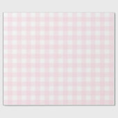  aardbeienmilkshake roze buffel geruit cadeaupapier (Vlak)