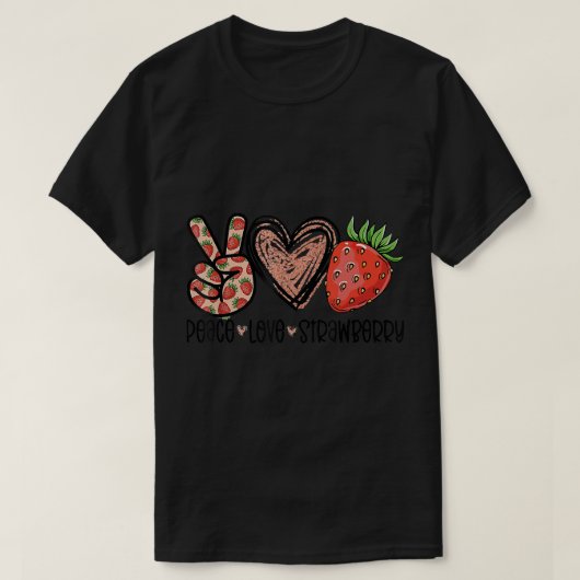 Aardbeienmoerboer Aardbeien Lover be T-shirt (Design voorkant)