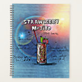Aardbeienmojito (#11 van 12 Drink Recipe Set) Planner (Voorkant)