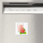 Aardbeienmokshake Magneet (Insitu (Vaatwasser))