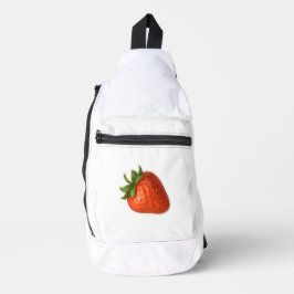 Aardbeienontwerp Sling Bag