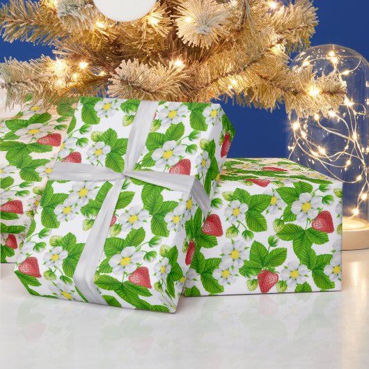 Aardbeienpakpapier Cadeaupapier (Feestdagen)
