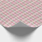 Aardbeienpakpapier Cadeaupapier (Hoek)