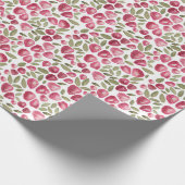 Aardbeienpakpapier Cadeaupapier (Hoek)