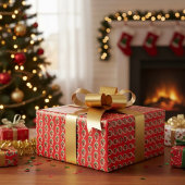 Aardbeienpakpapier Cadeaupapier