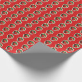 Aardbeienpakpapier Cadeaupapier (Hoek)