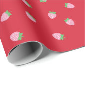 Aardbeienpakpapier Cadeaupapier (Rol Hoek)