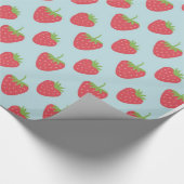 Aardbeienpakpapier Cadeaupapier (Hoek)