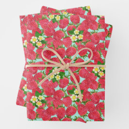 Aardbeienpakpapier Inpakpapier Vel