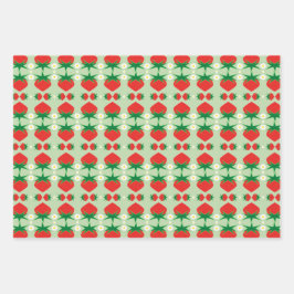 Aardbeienpakpapier Inpakpapier Vel